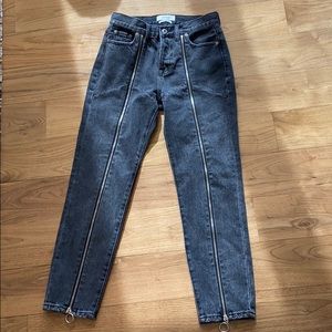 UNIQUE zipper high-waisted jeans from Pistola